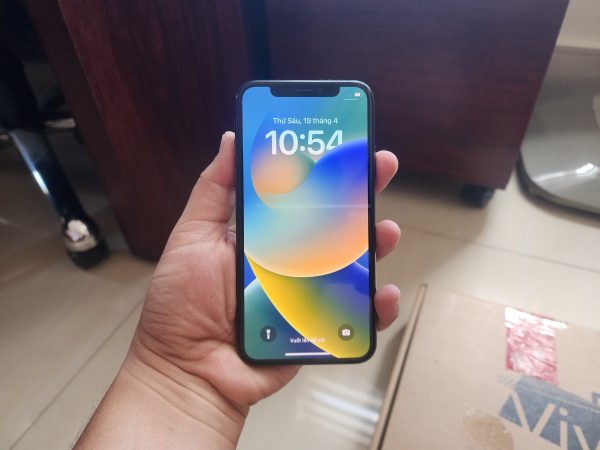 iPhone X 64GB lock, face, áp suất