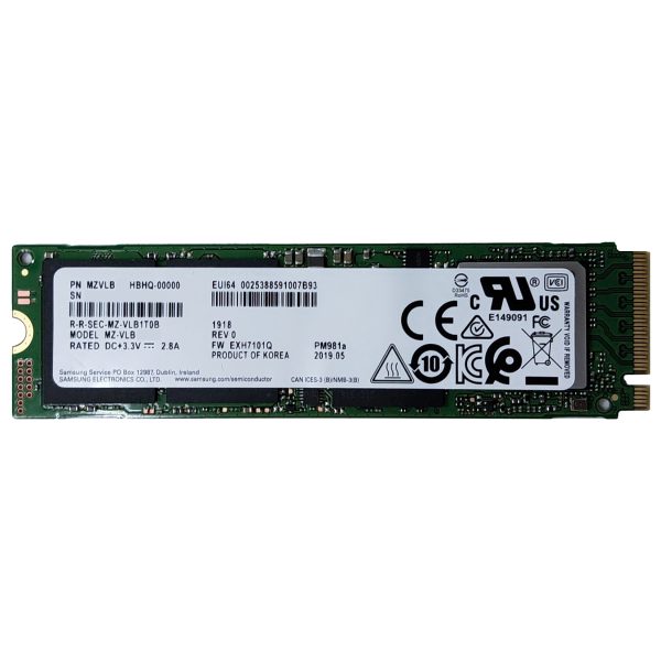 SSD 1TB NVME Gen3x4 Samsung/Intel/SKHynix